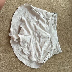 LIMITED EDITION White pair of LULULEMON shorts 2 inch !!great deal!!